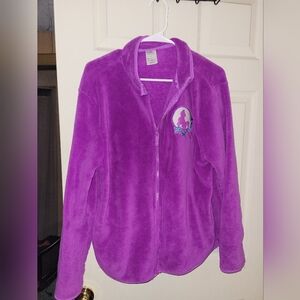 Purple Little Mermaid fleece jacket